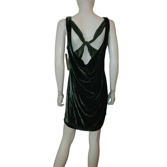 Nicole Miller Velvet Cocktail Dress - Picture 9 of 9